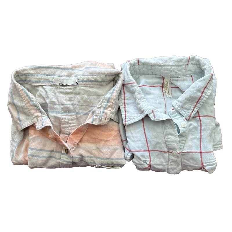 prana bundle 2 pc set hiking outdoor shirt