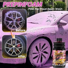 Pink Car Wash Shampoo Foam High Concentrate Soap Pre Wash Cleaner X1 250ml Pink Car Wash Shampoo Foam High Concentrate Soap Pre Wash Cleaner X1 250ml