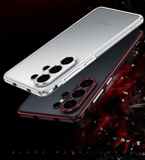 Aluminum Metal Bumper Frame Case Camera Cover for Samsung S23 S24 S25 S26 Ultra