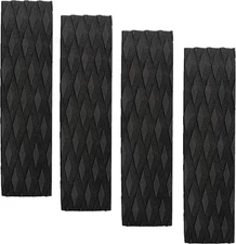 Surfboard Traction Pads, 4 Pieces Black Surfing Front Anti-Slip