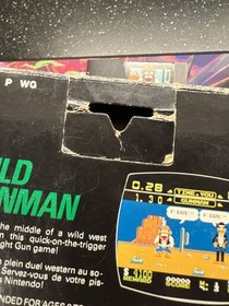 Jeux Retro Nintendo NES Wild Gunman Complet Bo&icirc;te Notice FRA ASD