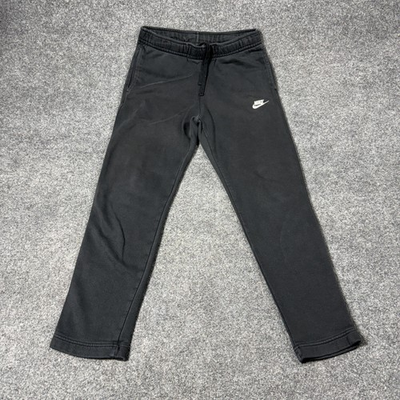 #ad Nike Sweatpants Mens Small Black Club Fleece Joggers Pockets FLAW BV2707 010 $13.99