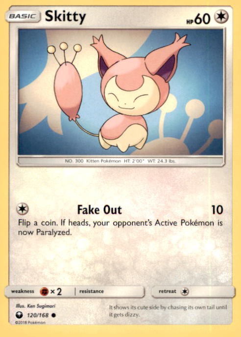 SKITTY 120/168 COMMON CELESTIAL STORM POKEMON NEAR MINT