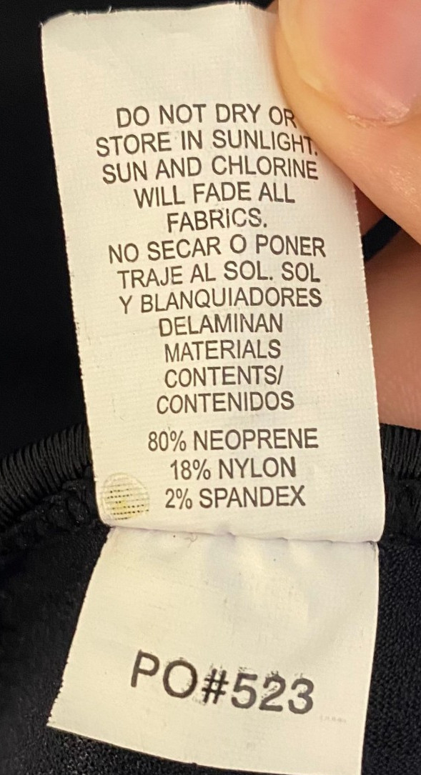 NEOSPORT Womens 12 Wetsuit Top XSPAN 1.5mm Neoprene Surf Dive Black Long Sleeve