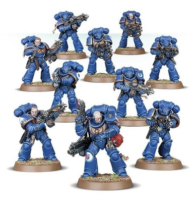 10 Intercessor, Primaris, Space Marines, Warhammer 40K, Multipart, GW