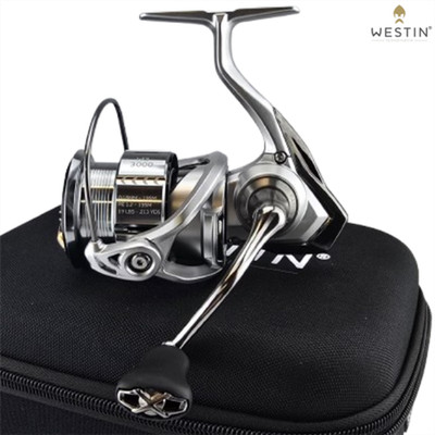 Westin W3 Spinnrolle Salzwasser Aluminium Gehäuse Carbonbremse