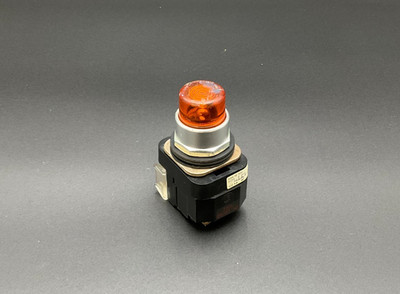Allen Bradley 800T-PT16 Orange Amber Illuminated Push Button 800T Ser N (TBI)
