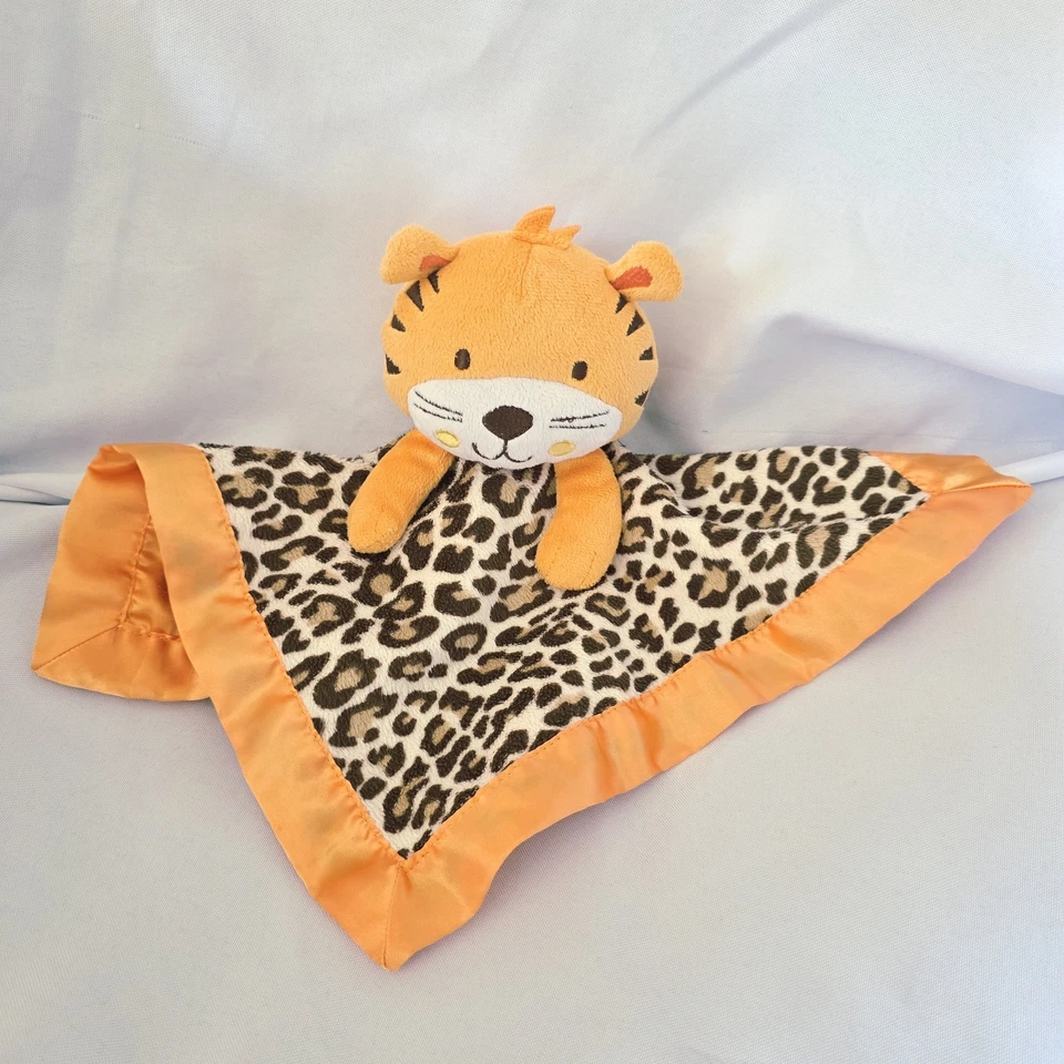 Garanimals Tiger милый леопард печать атласная спина сенсорный мини одеяло плюшевый 2013 - Изображение 2 из 4