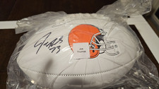 Joe Thomas Cleveland Browns Signed Football Schwartz Sports Authenticated