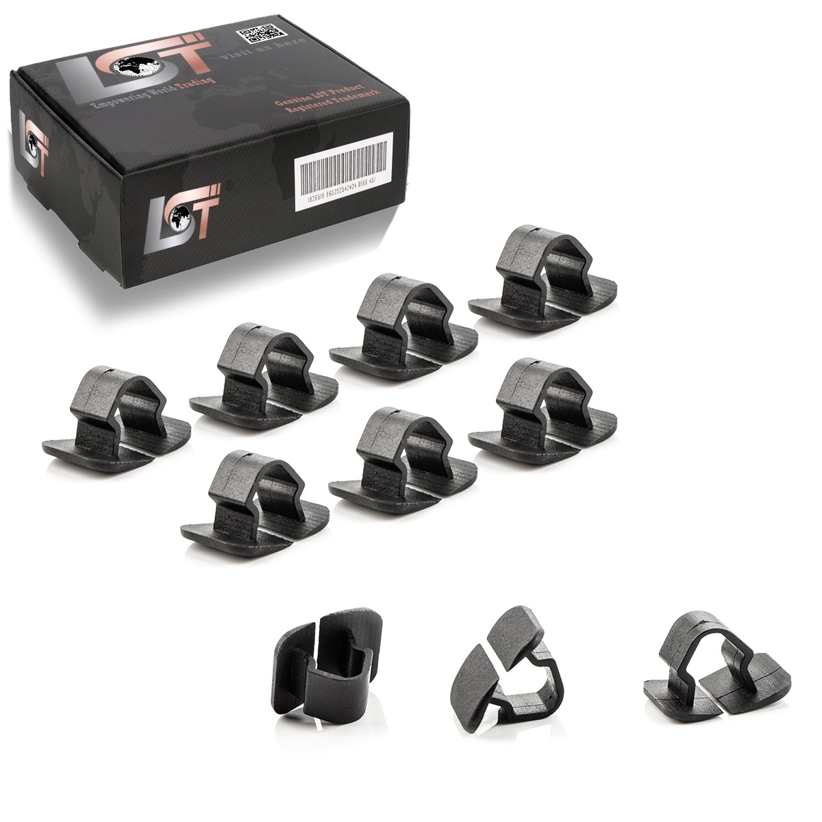 10X For Golf III IV Vento Insulation Hood Dampening Mat Fastening Clips