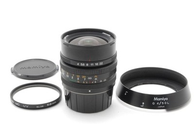 Top MINT w/ Hood] Mamiya G 50mm f/4 L Wide Angle Lens For New 6