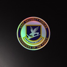 USAF Security Forces Holographic Stickers