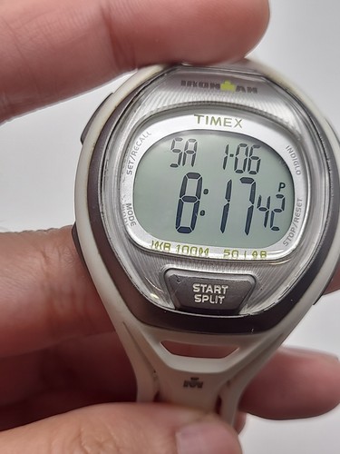 Reloj Digital Timex Ironman 30 Años Blanco M657 - Batería Nueva - Imagen 13 de 14