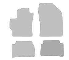 Fußmatten passend für Toyota Corolla Hybrid Typ E21 (Baujahr 2018 - aktuell), Cl