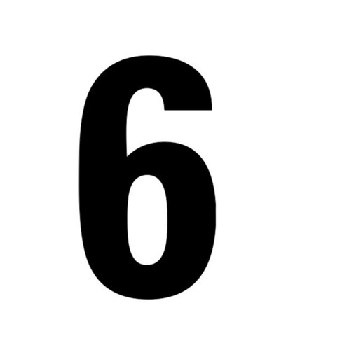 Choice BIG 5" Street Address Mailbox House Home Number Sticker Decals - Picture 7 of 12