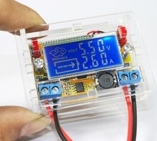 DC-DC Adjustable Step-down Power Supply Module Voltage Current LCD Display Shell