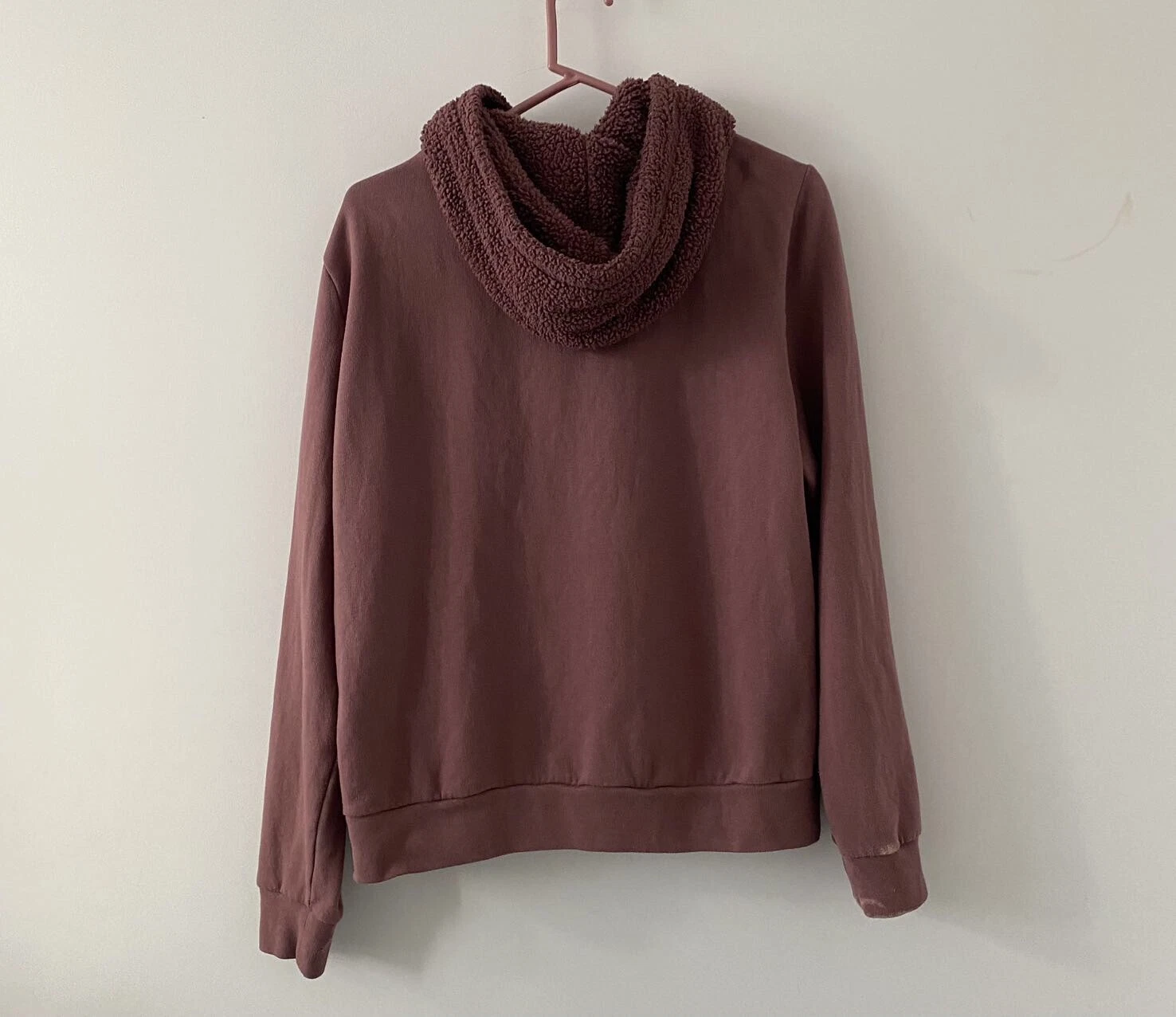 UNDERCOVER Felpa con cappuccio ROSA Victoria's Secret taglia Large (leggere descrizione)