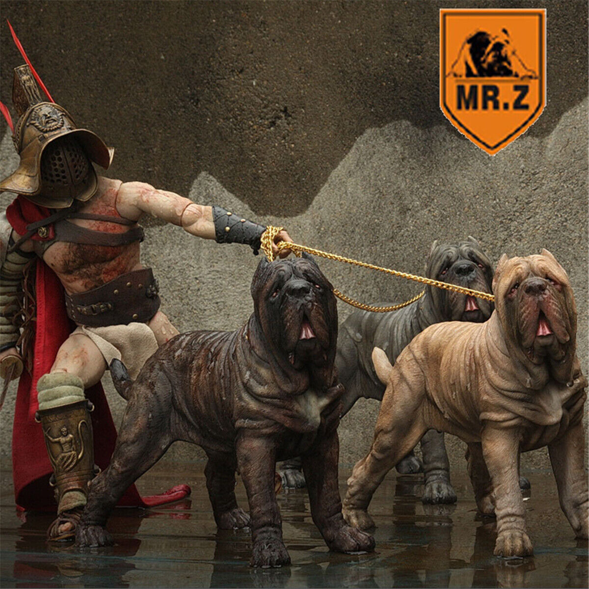 Mr.Z　1/6 ナポリタン・マスティス 動物 置物 フィギュア 004 Amazon | Mr.Z 1/6 サイズ ナポリタン・マスティフ イギリス 犬