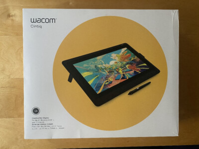 WACOM Cintiq 16 Grafiktablett, Schwarz