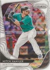 2020 Panini Prizm Mitch Haniger #250 White Wave Prizm SP