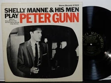 SHELLY MANNE & His Men Play Peter Gunn LP STEREO DG 1959 Jazz VICTOR FELDMAN