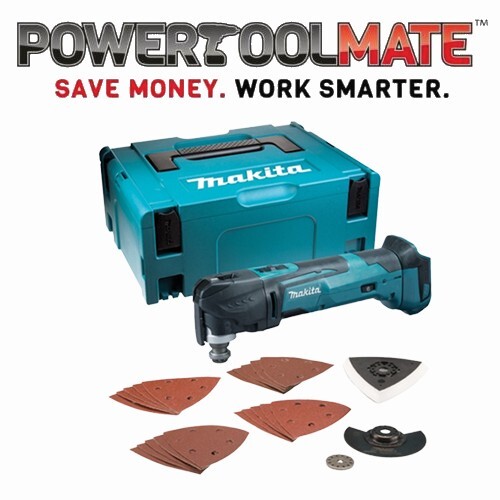 Makita DTM51ZJX7 18v Multi Tool LXT BareUnit 23pce Accessory Kit