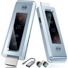 Wireless Hdmi Transmitter and Receiver Wireless HD Extender Plug  Play 2.4G/5G