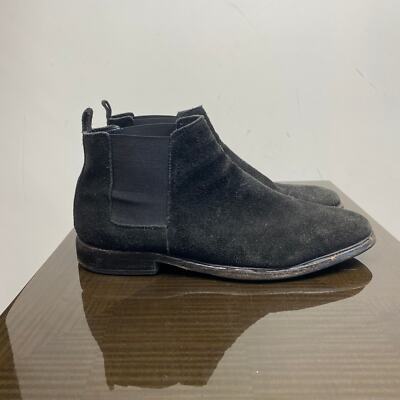 Allsaints Suede Slip On Ankle Chelsea Boots Men display picture 3