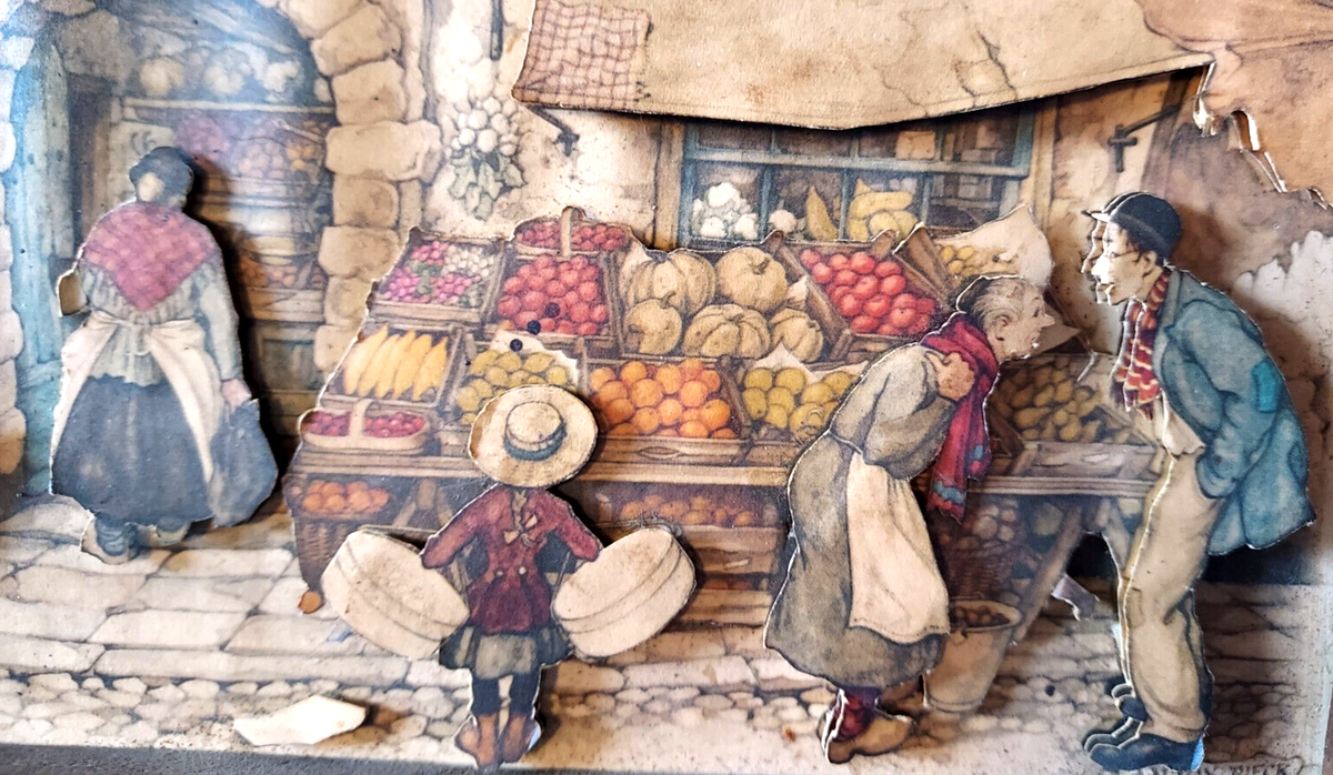 Anton Pieck 3D Shadow Box Diorama Picture 