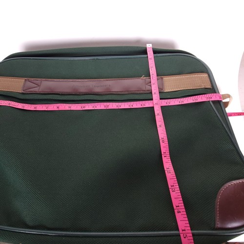 Luggage Suitcase 21" Dark Forest Green Carry-On and Over the Shoulder Strap - Picture 7 of 15
