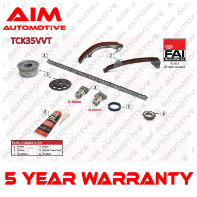 Timing Chain Kit Aim Fits Toyota Avensis Celica Corolla MR2 1.8 #2