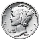 1925-S Mercury Dime Better Grade Nice Coin!