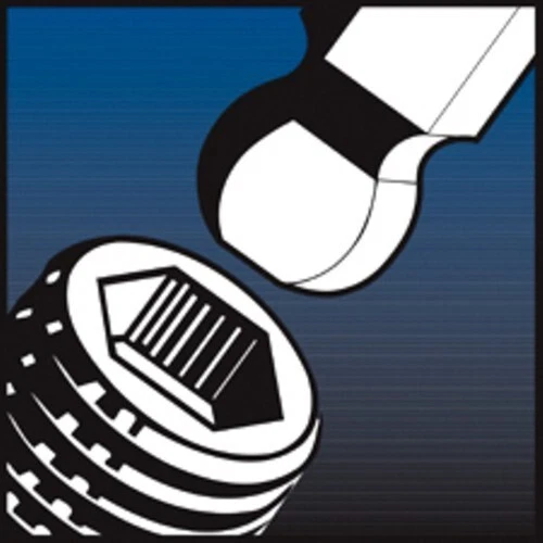 Eklind Metric Hex Wrench Key Set 9pc Black Finish 1.5-10 MM 10609 MADE IN USA - Image 4 of 4