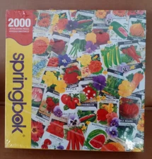 Springbok 2000 Piece Puzzle Packets of Promise NEW Spring Puzzle