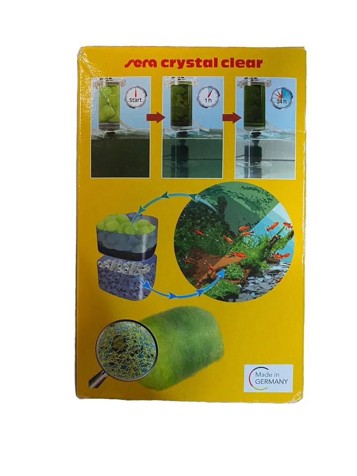 Sera Crystal Clear Profesional Filtración Mecánica 12 piezas Pecera Acuario Foto 3 de 4
