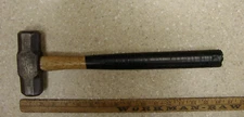 Old Used Tools,Vintage Woodings Verona Sledge Hammer,3lbs.7.6oz.,5" Head,XLINT