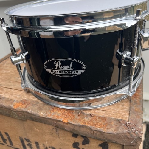 Free P&P. 10” Pearl Tom Drum. 10x5”. Black Finish. Arm Included Too. - 第 3/15 張圖片