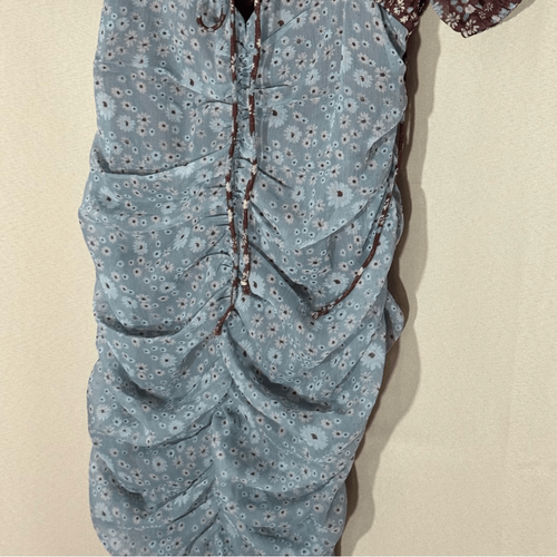 NWOT Free People Tessa Floral Ruched Open Back Mini Dress Size XS - Picture 8 of 15
