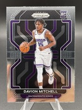 2021-22 Panini Prizm #312 Davion Mitchell RC Rookie Sacramento Kings