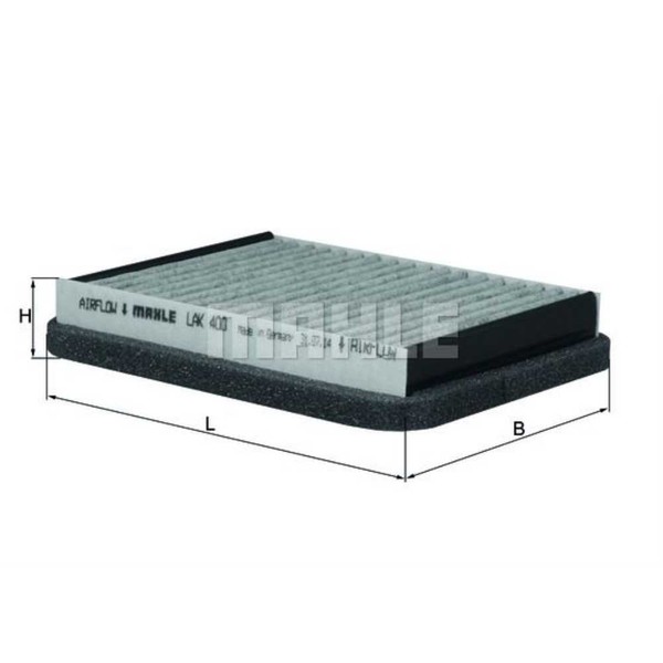 Knecht Filter Innenraumluft Innenraumfilter LAK 400-image