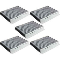 5X Mahle/Knecht LAK 250 Filter Innenraumluft Pollenfilter Innenraumfilter