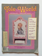Tole World  Decorative Magazine January 1990 Vol 14 No 1 Issue 102 folk art