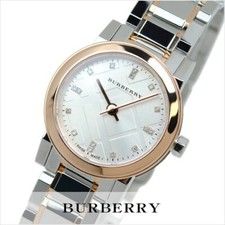 Montre Femme Authentique BURBERRY MADE SUISSE avec 16 Diamants.  419,00 € NEUVE