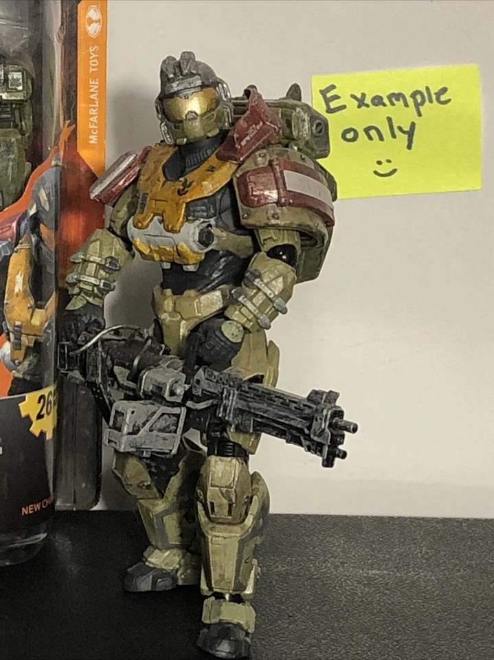 Figura de acción Spartan Jorge con casco Halo Reach McFarlane Serie 1 Xbox Foto 3 de 4