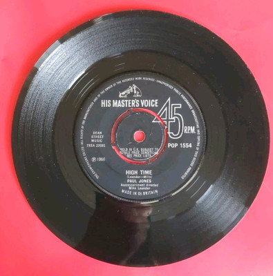 PAUL JONES - POP1554 - HIGH TIME / I CAN'T HOLD ON MUCH LONGER 1966 (2465)