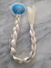 Disney Frozen Inspired by Elsa Braid Clip 21" Hair Accessory Halloween Wig