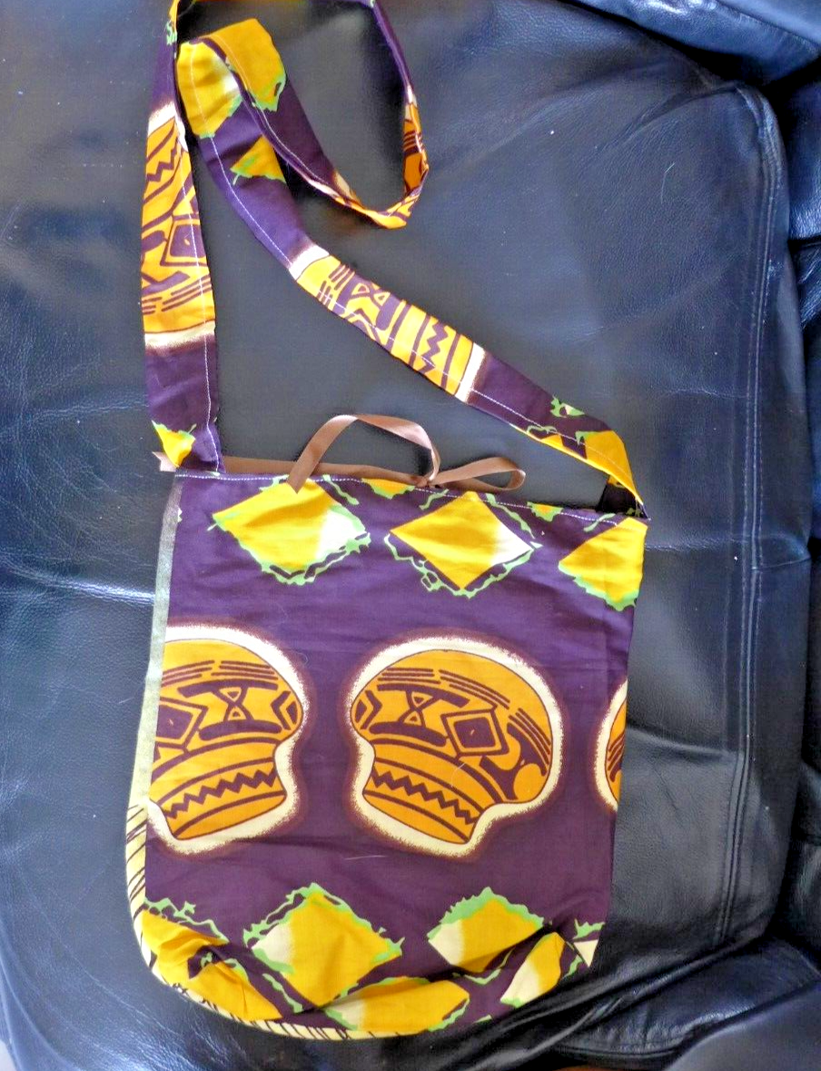 Artisanal Embroidered Bagpack 100% Cotton White 603995