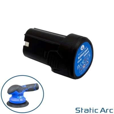 RECHARGEABLE Li-ion 12V 2Ah BATTERY PACK CORDLESS POLISHER BUFFER STATIC ARC