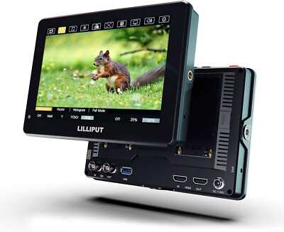 LILLIPUT HT7S 7'' 2000nits Camera Field Monitor Touch Screen HDMI 2.0 3G-SDI LUT