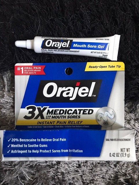 orajel  medicated  mouth sores  oz ebay